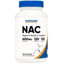 اسید آمینه ان استیل سیستئین نوتری کاست Nutricost NAC