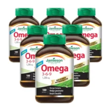 امگا 3 6 9 جمیسون 1200 میل 180 عدد Jamieson Omega 3-6-9