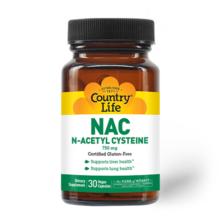 ان-استیل سیستئین کانتری لایف Country Life NAC 750mg