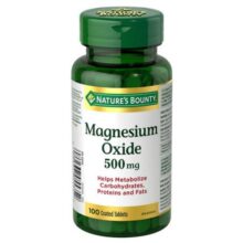 اکسید منیزیم نیچرز بونتی 100 عددی Nature’s Bounty Magnesium Oxide 662697127b9d9.jpeg
