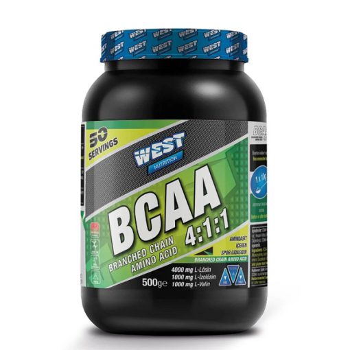 بی سی ای ای 4:1:1 وست نوتریشن 500 گرم West Nutrition Bcaa 4:1:1 66854b7fb4681.jpeg