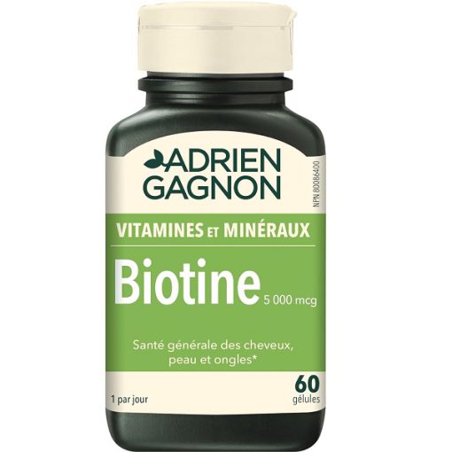 بیوتین ادرین گگنون 60 عدد Adrien Gagnon Biotin 5000 mcg 6654de4752f00.jpeg