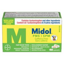 تسکین دهنده درد قاعدگی میدول MIDOL PMS SPM