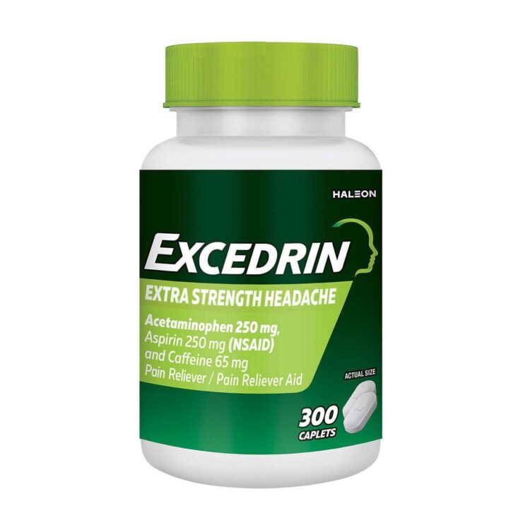 تسکین دهنده سردرد اکسدرین Excedrin Extra Strength 300 Caplets