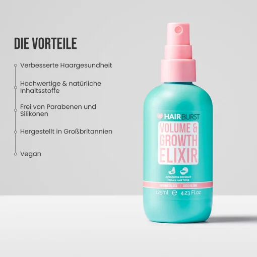 حجم دهنده و تقویت رشد مو هیربرست HAIRBRUST VLOME & GROWTH ELIXIR 6651eab0ddc72.webp