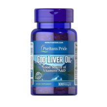 روغن جگر ماهی پوریتنز پراید Puritan’s Pride Cod Liver Oil
