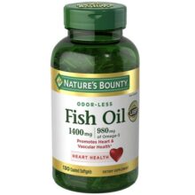 روغن ماهی نیچرز بونتی Nature’s Bounty Fish Oil 1400 mg