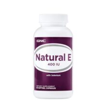 سلنیوم و ویتامین ای جی ان سی GNC NATURAL E 400 WITH SELENIUM