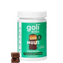 شکلات کارامل مولتی ویتامین مولتی بیتز گلی GOLI Multi Bites