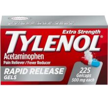 مسکن تیلنول 225 عدد Tylenol Extra Strength Acetaminophen