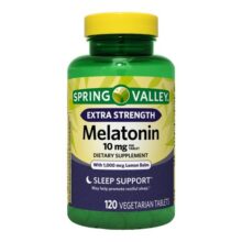 ملاتونین 10 میلی گرمی اسپرینگ والی 120 عددی Spring Valley Extra Strength Melatonin, 10 mg