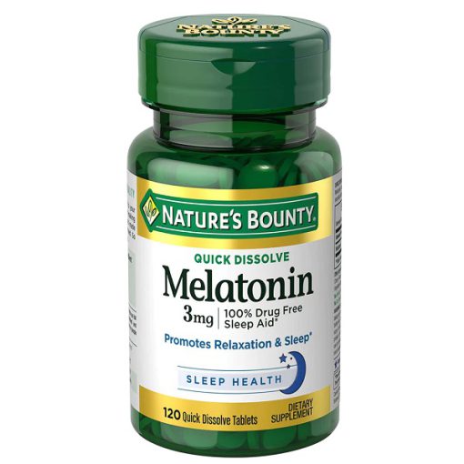ملاتونین نیچرز بونتی 3 میلی گرم 120 عدد NATURES BOUNTY Melatonin 6651ef476861c.jpeg