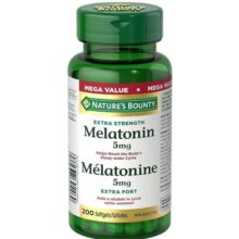 ملاتونین نیچرز بونتی 5 میلی گرم 200 عدد Nature’s Bounty Melatonin