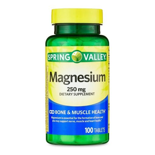 منیزیم 250 میلی گرم اسپرینگ والی 100 عددی Spring Valley Magnesium 250 Mg_68ed81fba8144.jpeg