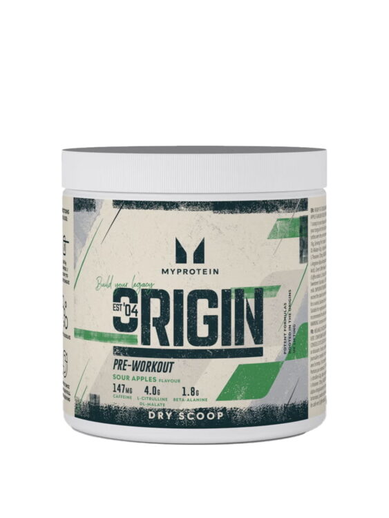 مکمل پمپ اوریجین درای اسکوپ مای پروتئین MyProtein Origin Pre-Workout Dry Scoop