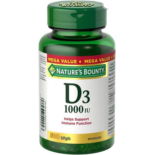 ویتامین D3 نیچرز بونتی 500 عددی Nature’s Bounty Vitamin D3 1000IU 6627ceb82ecee.jpeg