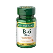 ویتامین ب6 نیچرز بونتی 100 عددی Nature’s Bounty Vitamin B-6 100 mg