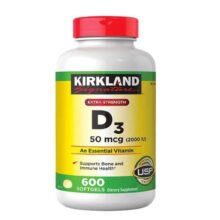 ویتامین د3 کرکلند Kirkland Signature Extra Strength D3 50 mcg