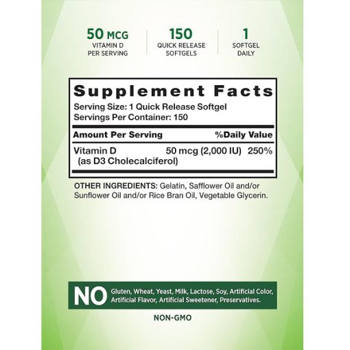 ویتامین دی نیچرز تریث Nature’s Truth Vitamin D3 2000 IU 6627d026049d9.jpeg