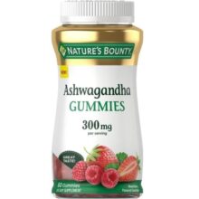 پاستیل آشواگاندا نیچرز بونتی 300 میلی گرم 60 عدد