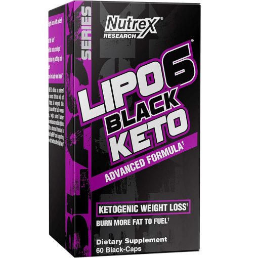 چربی سوز لیپو 6 بلک کتو ناترکس Nutrex Lipo6 Black Keto