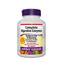 کامپلت آنزیم گوارشی وبر نچرالز 150 عدد Webber Naturals Complete Digestive Enzymes 6654e0bc61668.jpeg