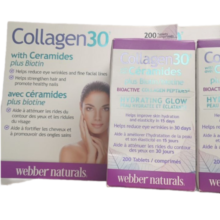 کلاژن 30 وبر نچرالز با سرامید و بیوتین Webber Collagen30
