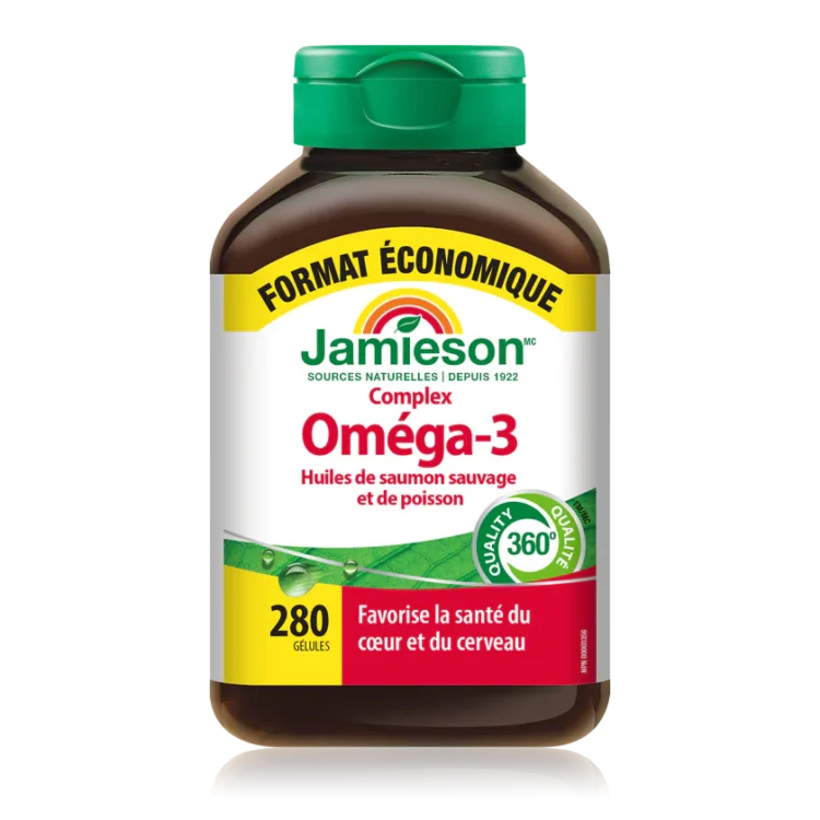 کمپلکس امگا 3 جمیسون 280 عدد JAMIESON Omega-3 Complex