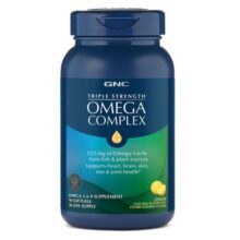 کمپلکس امگا 3 جی ان سی GNC Triple Strength Omega Complex