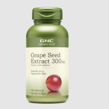 کپسول عصاره انگور جی ان سی GNC Grape Seed Extract 300mg