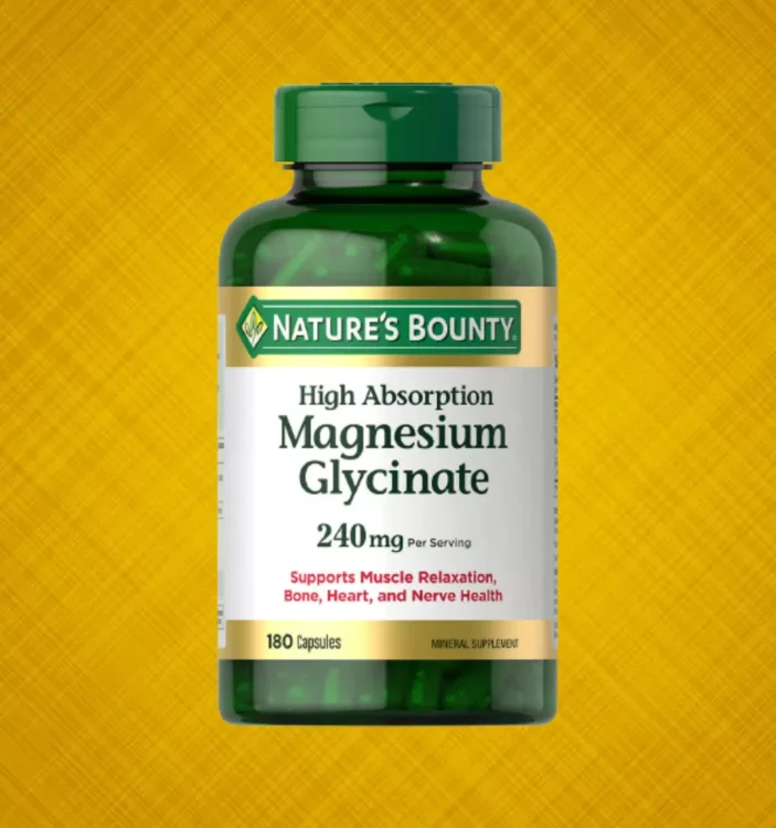 منیزیم گلیسینات نیچرز بونتی Nature’s Bounty Magnesium Glycinate